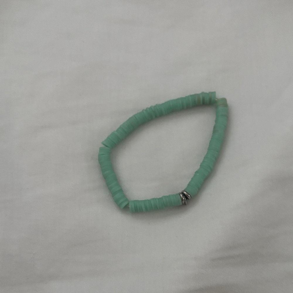 teal bracelet
